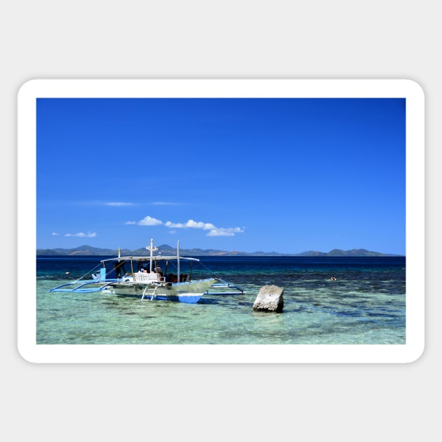 Lagon Palawan, Philippines Sticker by franck380